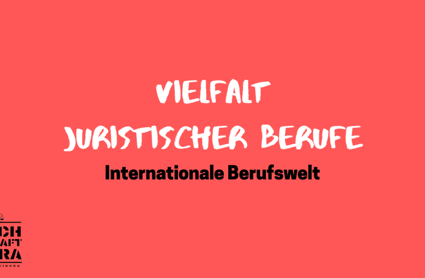 Podiumsgespräch „Vielfalt juristischer Berufe“ am 03.03.23